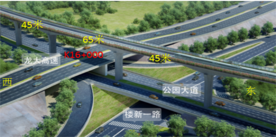 深圳地铁6号线跨龙大高速公路桥顶推施工