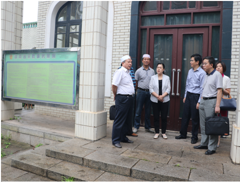 湖南省民宗委赵仁秀副主任到长沙市伊协调研民族工作