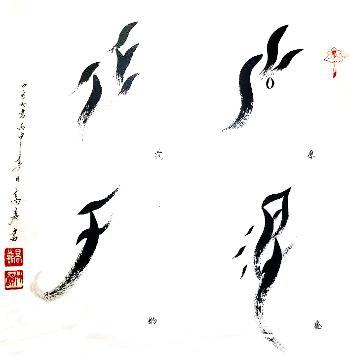 中国女书文化传承人 -- 高嘉中国女书书法艺术