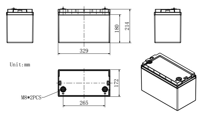 12V 100AH LiFePO4 Lithium Battery with 160A BMS-official website