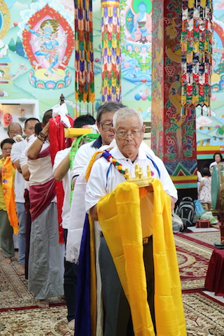 尊貴的敦珠法王于吉祥薩嘎月降臨馬來西亞利眾弘法圓滿圖