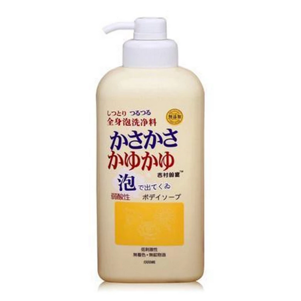 日本/琴葉吉村絲寶滋潤乳霜蘆薈潤白沐浴露1300ml