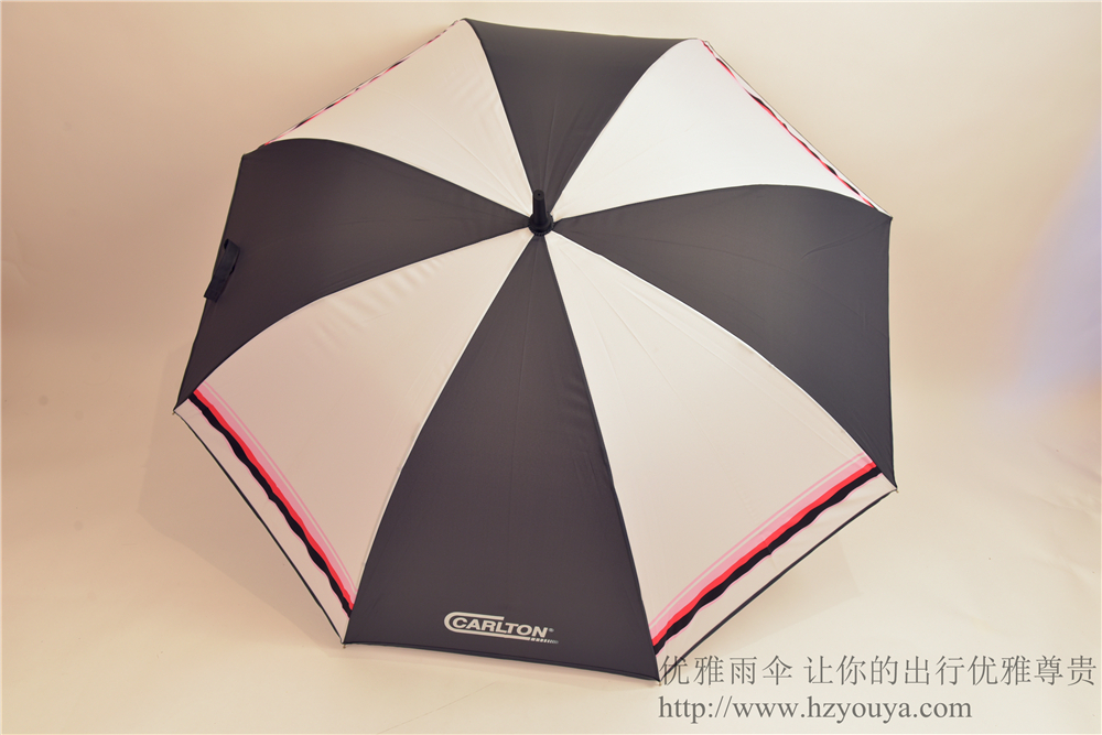 GEF20黑白双色高尔夫伞-杭州优雅公司|杭州优雅公司,雨伞生产厂家,雨伞定制