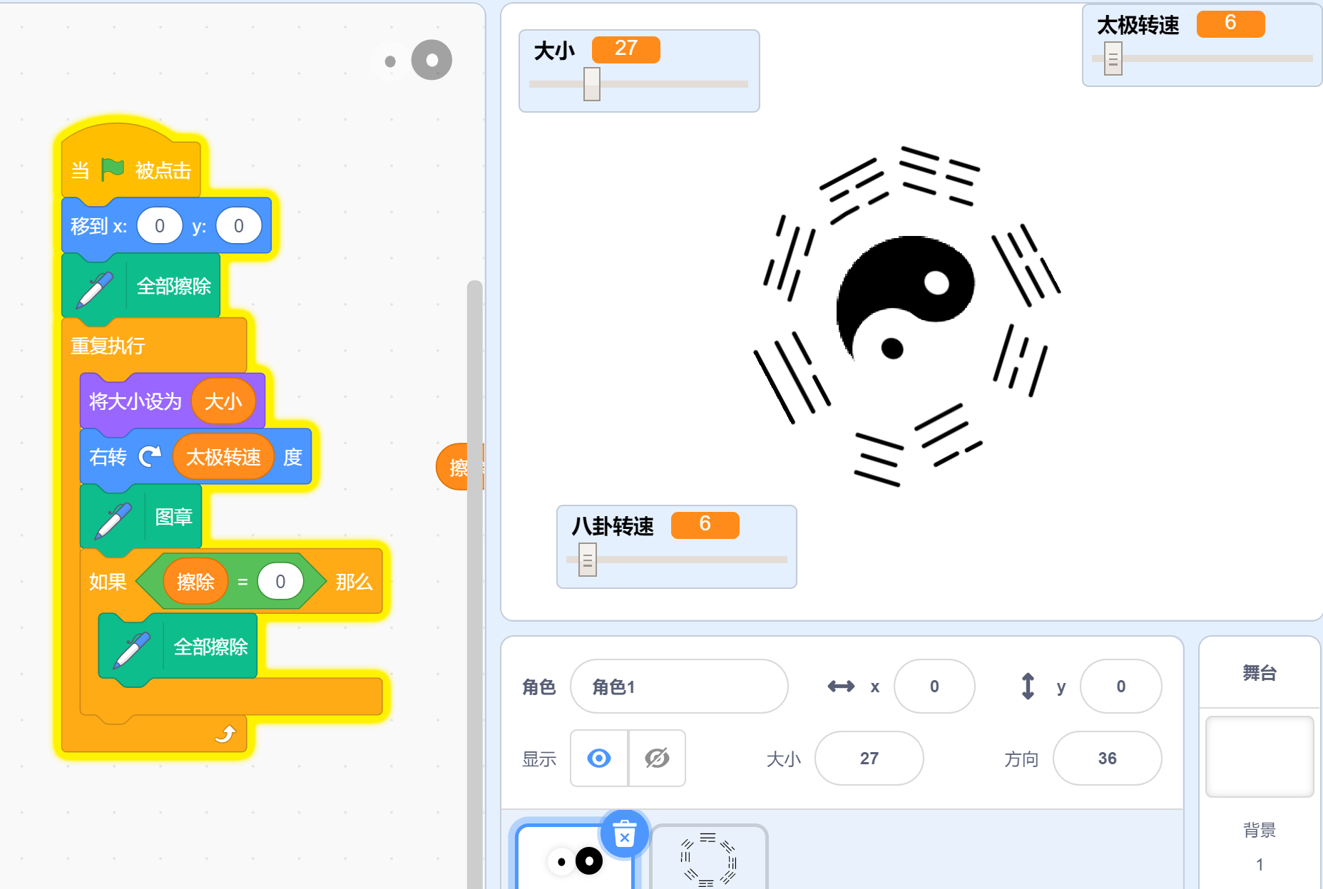 辞旧迎新,那就编程画个太极,祝福2021,祝福孩子们,祝福所有的人-企业官网