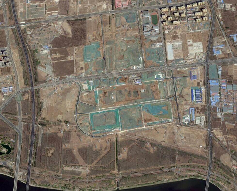 卫星影像看北京新政府