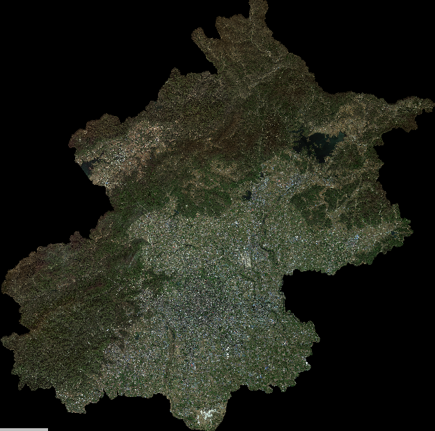 北京高清卫星地图图片