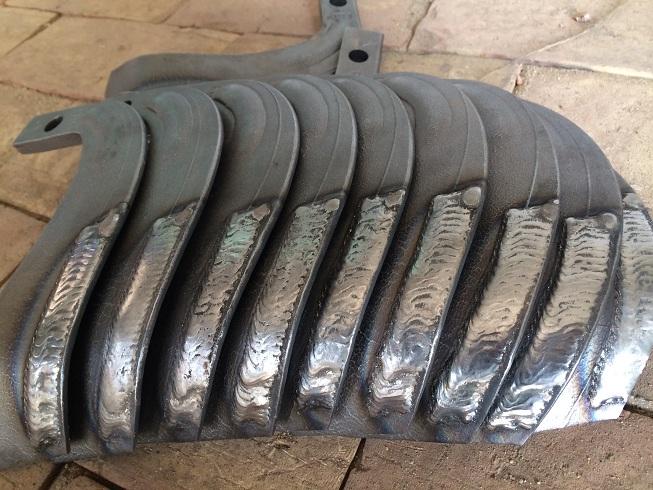 华生机电高频电火花堆焊后的效果