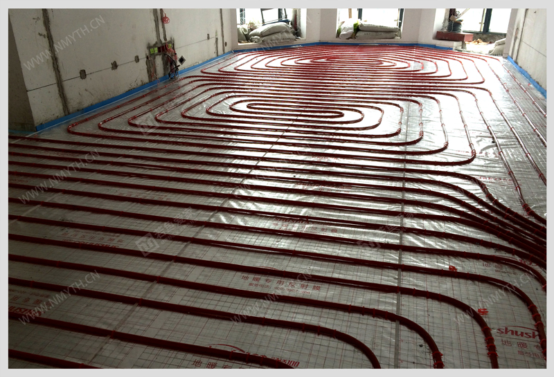 合肥滨湖世纪城180平米法国德地氏冷凝炉节能地暖