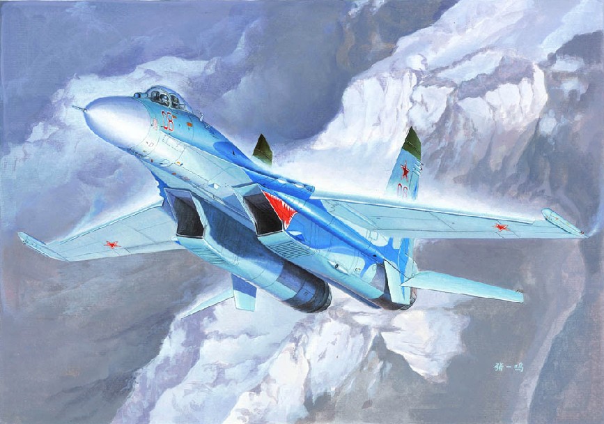 小号手 TR01660 1/35 俄罗斯苏-27”侧卫”B战斗机-企业官网