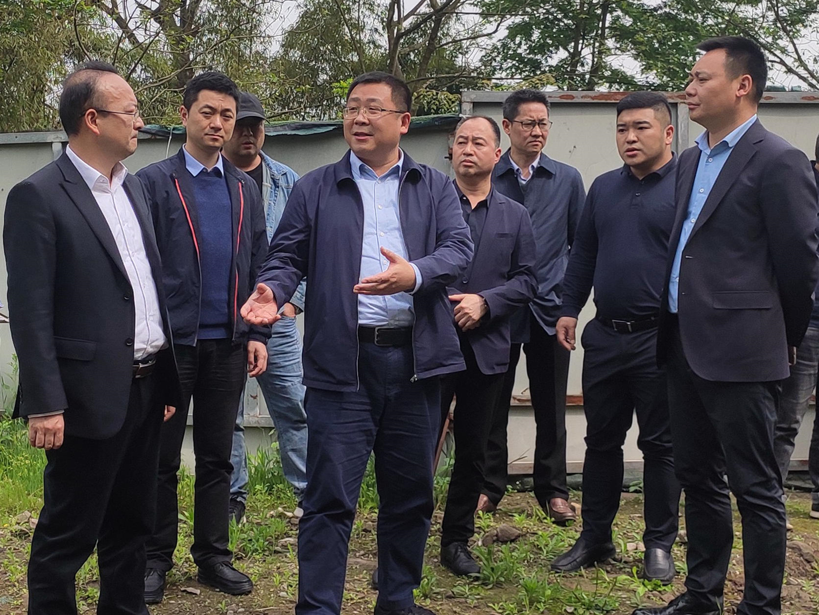 县长石国平带队调研集团重点工程项目建设_邻水交投集团